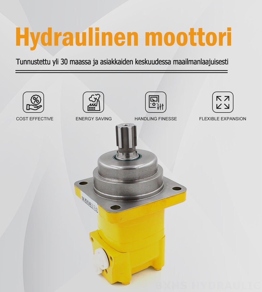 BM5W_sykloidihydraulimotori 195 cc/kierros 75 l/min Hydraulimoottori